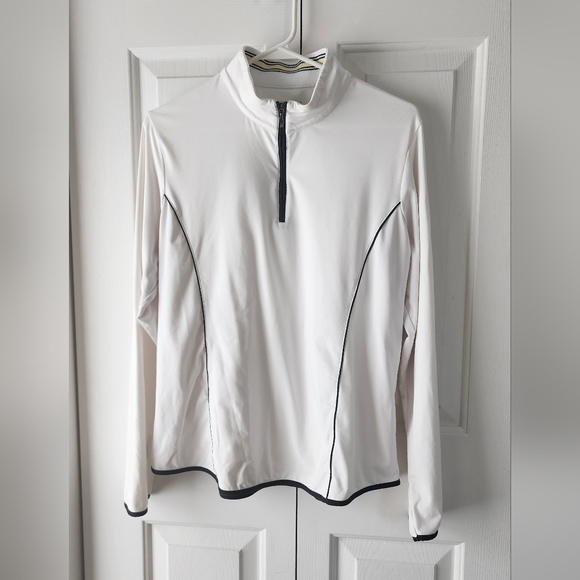 E.P Pro Tour Tech Pullover | white | small | Golf - Picture 1 of 5